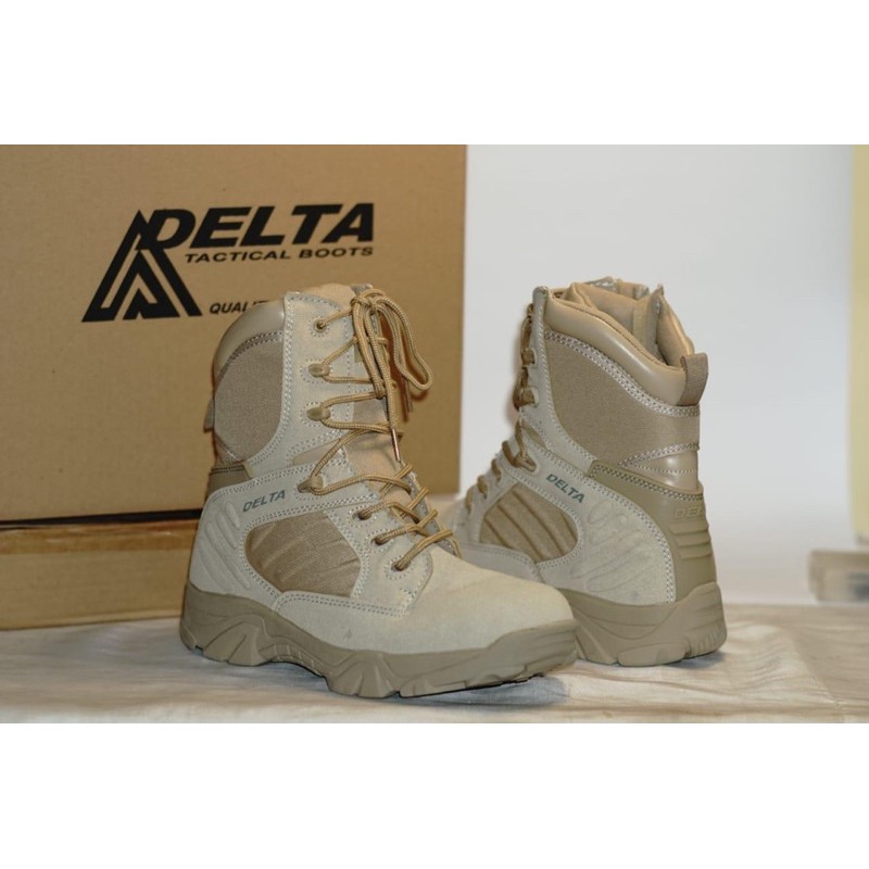 SEPATU TACTICAL BOOTS DELTA IMPORT 8INC BAHAN CORDURA ORIGINAL SEPATU PDL ASN POLISI DAN ABRI SEPATU PRIA DAN WANITA