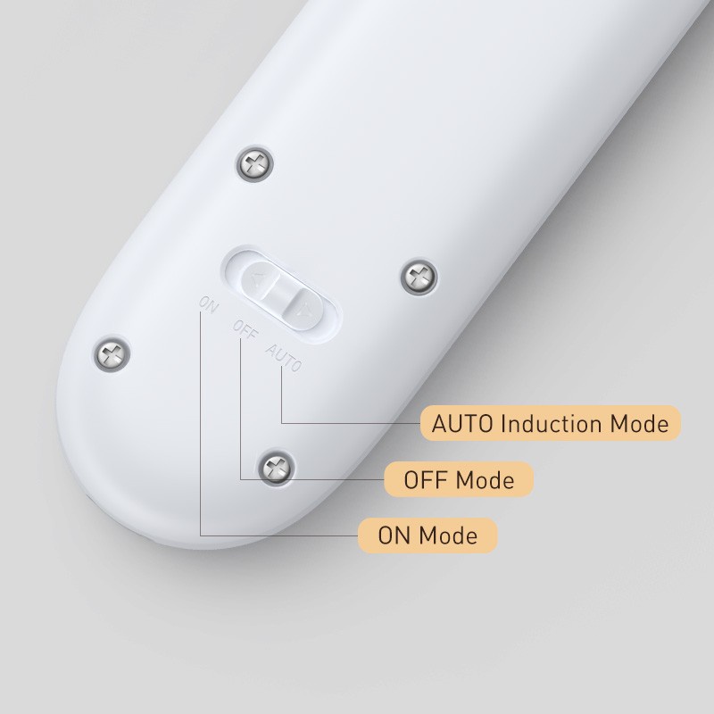 BASEUS ORIGINAL Sunshine Series Human Body Induction Wardrobe LED Light Lampu Lemari Sensor Otomatis Gerak Nyala Cas Tempel Dinding Automatic