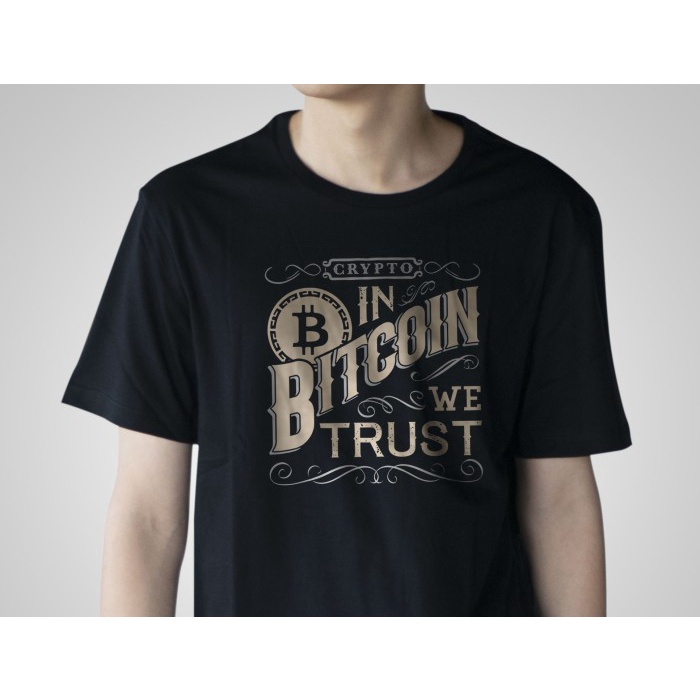 Tshirt tshirt kaos crypto in bitcoin we trust