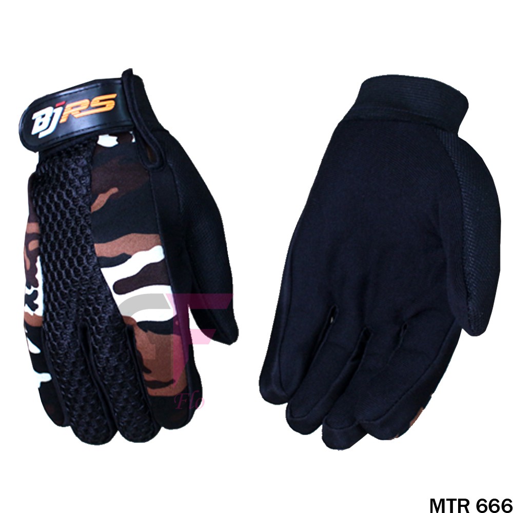 GIOFLO Sarung Tangan Motor Army Full Finger Motif Loreng Kamuflase (Banyak Pilihan Model)