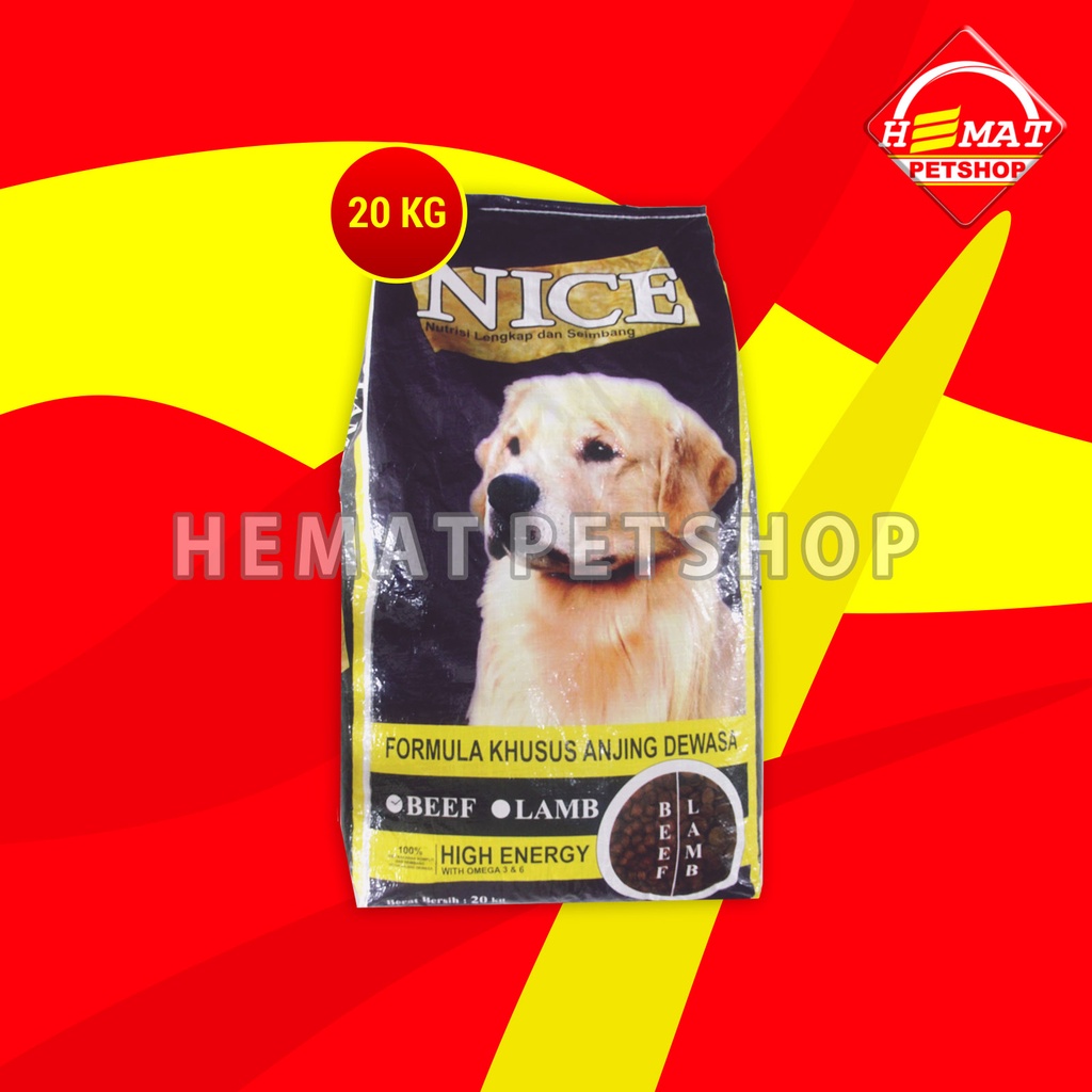 Makanan Anjing Nice Dog Lamb 20kg