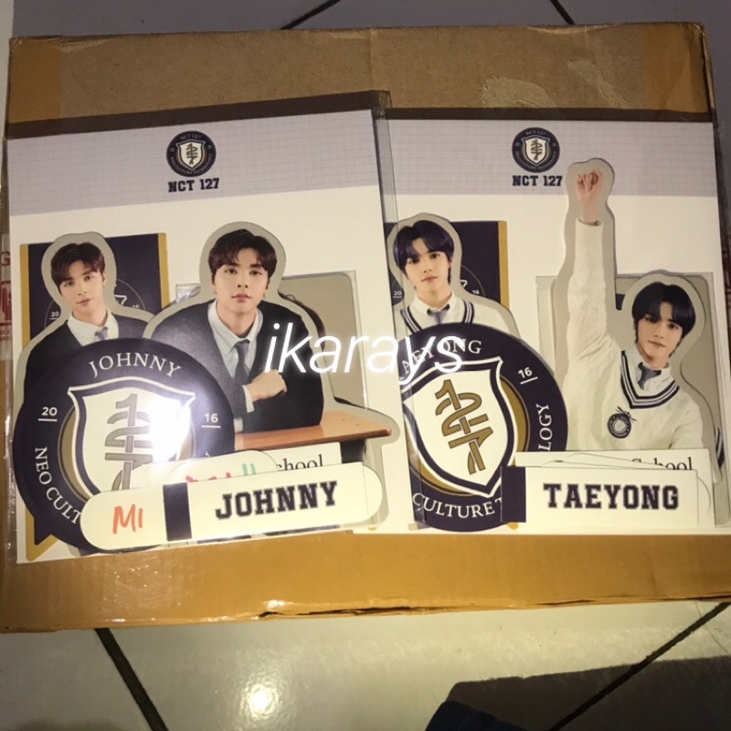 BACK TO SCHOOL LUGGAGE STICKER NCT 127 TAEYONG SEALED