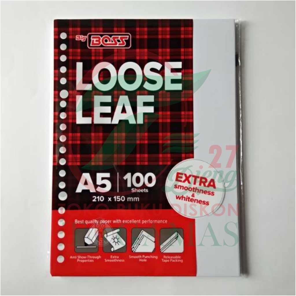 KERTAS - ISI BINDER LOOSE LEAF BIG BOSS