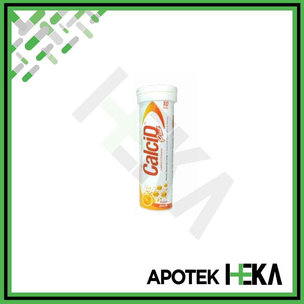 Calcid Plus Effervescent - Vitamin C 1000 isi 10 Tablet (SEMARANG)