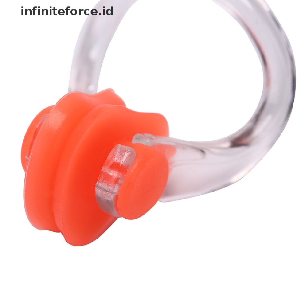 (infiniteforce.id) Klip Penjepit Hidung Bahan Silikon Lembut Nyaman Untuk Anak / Dewasa