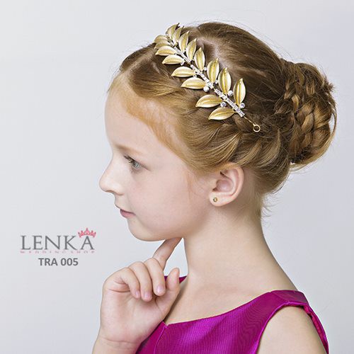 Tiara Rambut Pesta Emas Anak Lenka  - TRA005