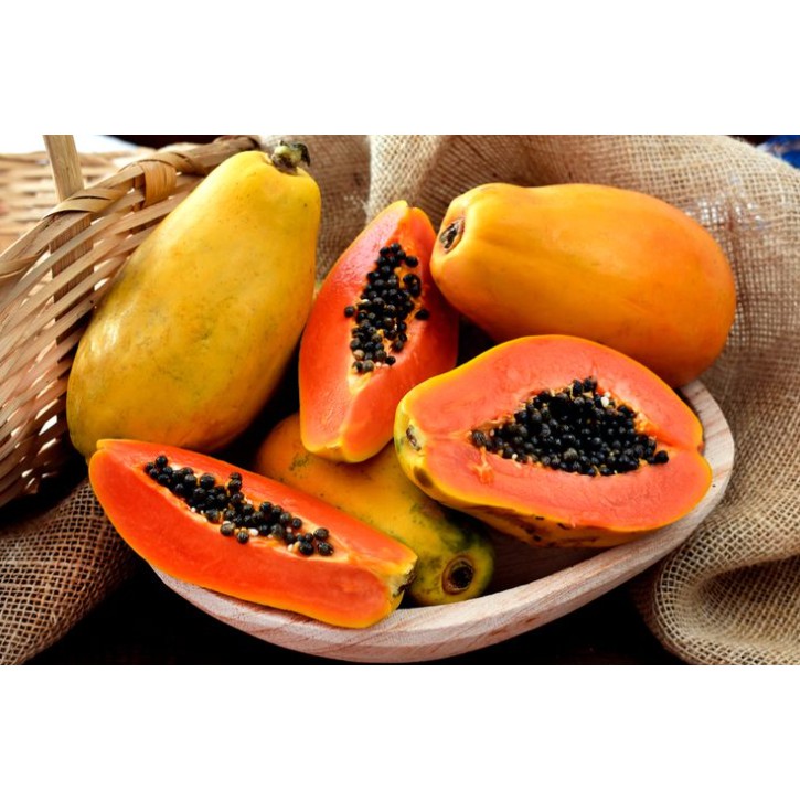 

Buah Pepaya California Segar Matang /pcs berat 1kg