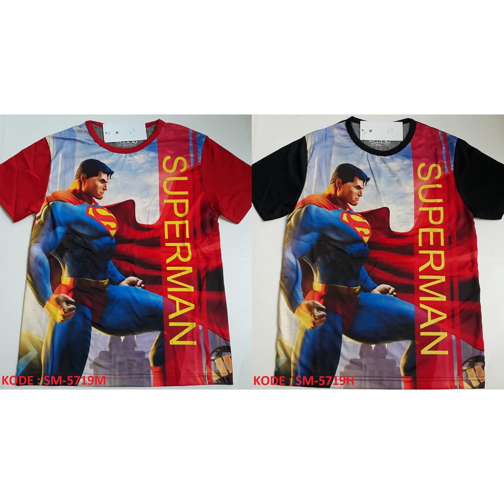 Kaos Anak Laki Laki FURO Koleksi SUPERMAN Size 16 18 20