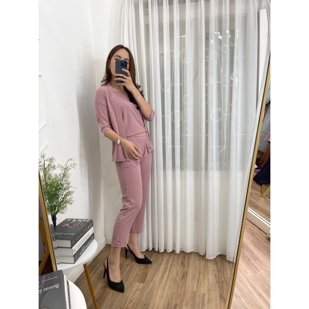 GBY CLOTHING - MARSHA ONE SET-PINK