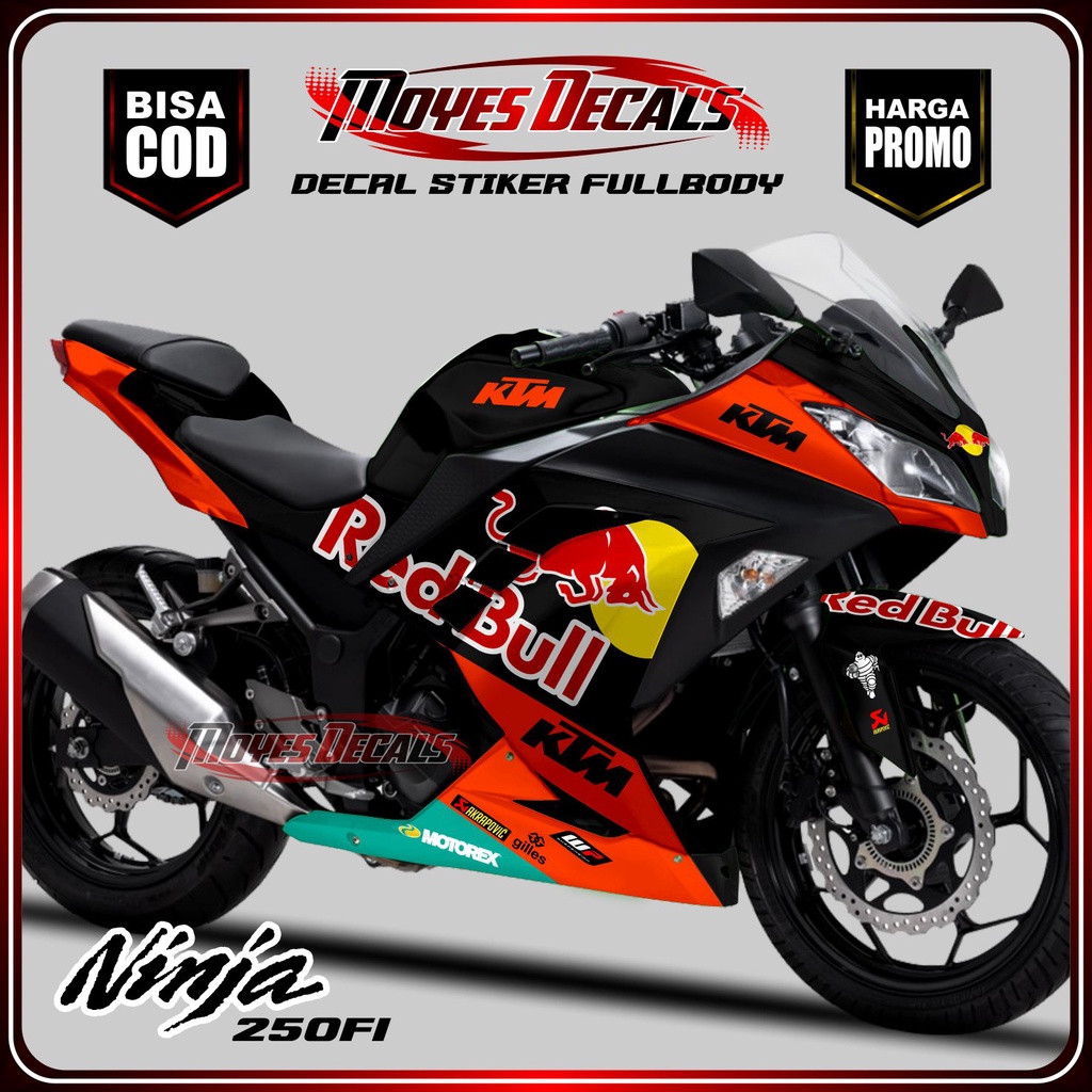 decal stiker striping ninja stiker decal motor ninja 250 fi stiker motor ninja 250fi stiker kawasaki
