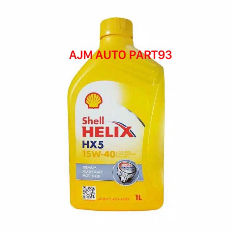 OLI SHELL HELIX HX5 15W/40 KUNING 1L