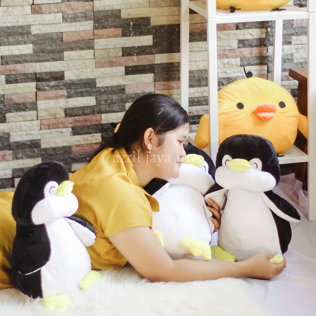 Boneka Lucu Boneka Pinguin Berbahan Halus Dan Lembut Cocok Untuk Kado Ultah Pacar