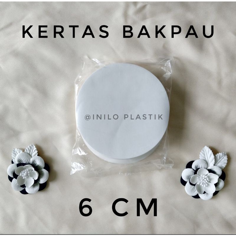 

Kertas Alas Mini Bakpau Bulat / Alas Bakpao Ukuran 6 Cm @500 lembar