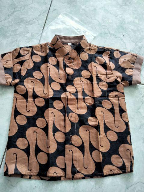 Imut Batik Anak & Ayah Seno Baju Batik Anak Cowok Kemeja Batik Anak Batik Anak Laki-laki