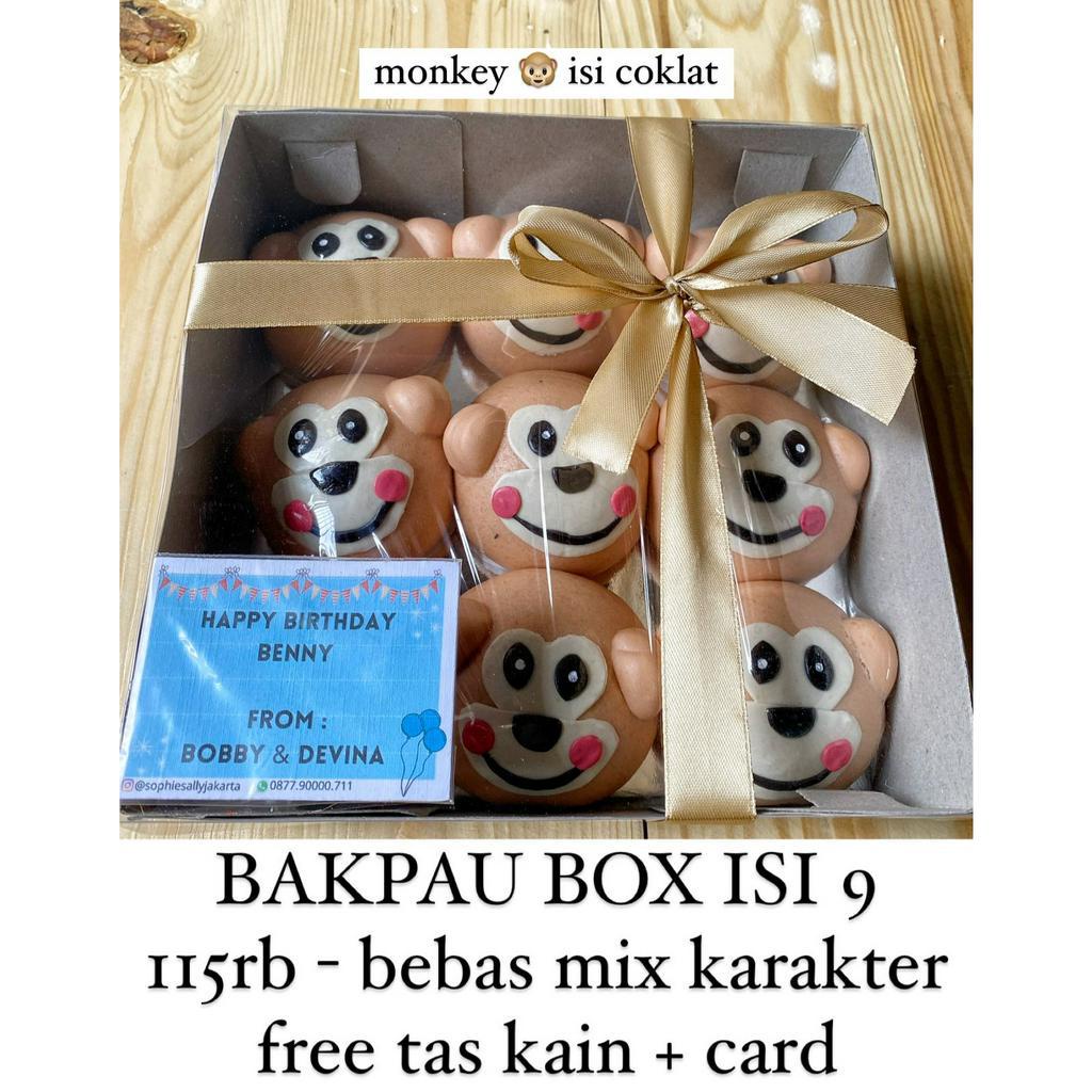 

Bakpao isi 9 - Karakter Monyet / Monkey - Ready Setiap Hari