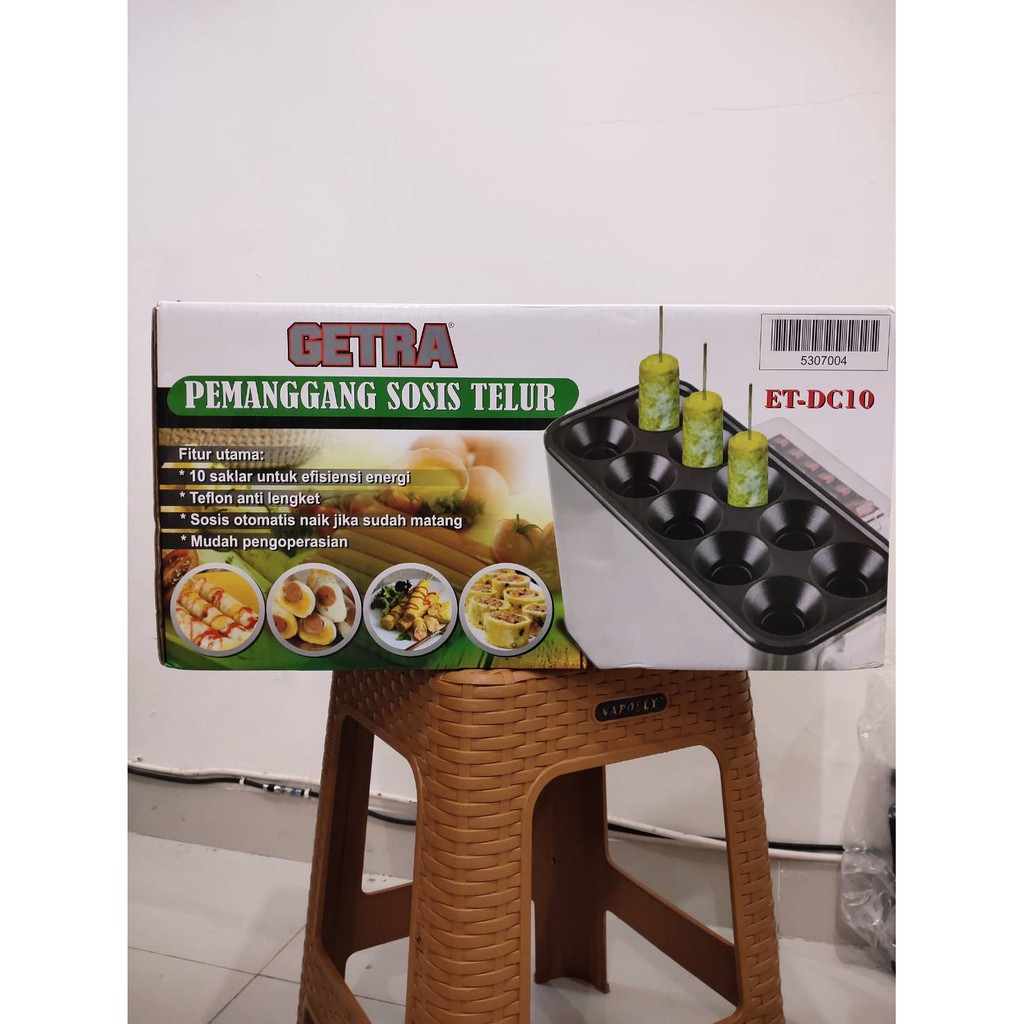 Sostel / Alat Pemanggang Sosis Telur Getra ET DC10 10 Saklar Murah Meriah Terbatas 