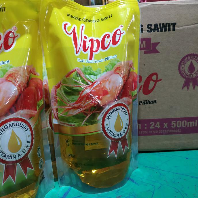 

*Promo* Minyak Goreng Vipco 500Ml Karton (Isi 24)