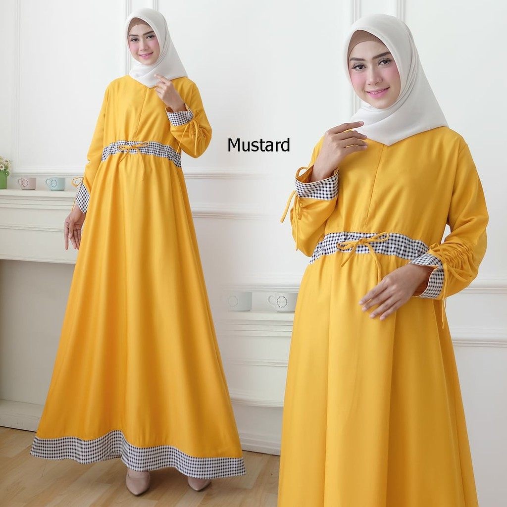 HOPYLOVY - Gamis Maxi Dress Almia