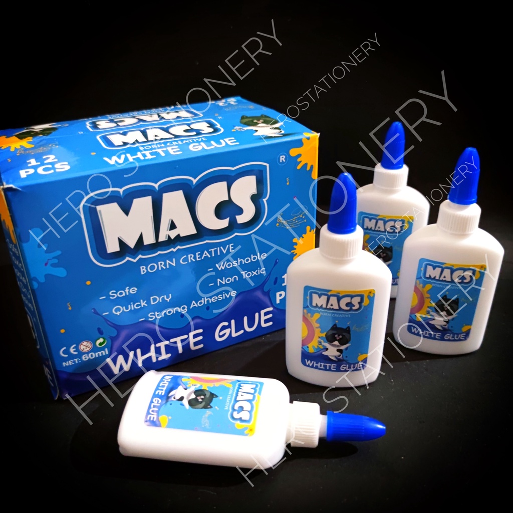 

MACS white glue lem cair putih