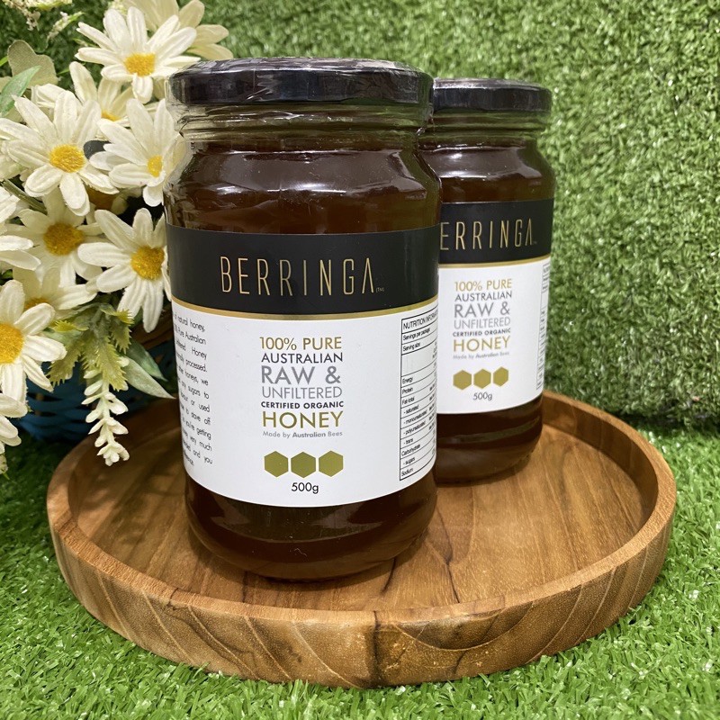 Berringa Organic Raw Honey 500gr