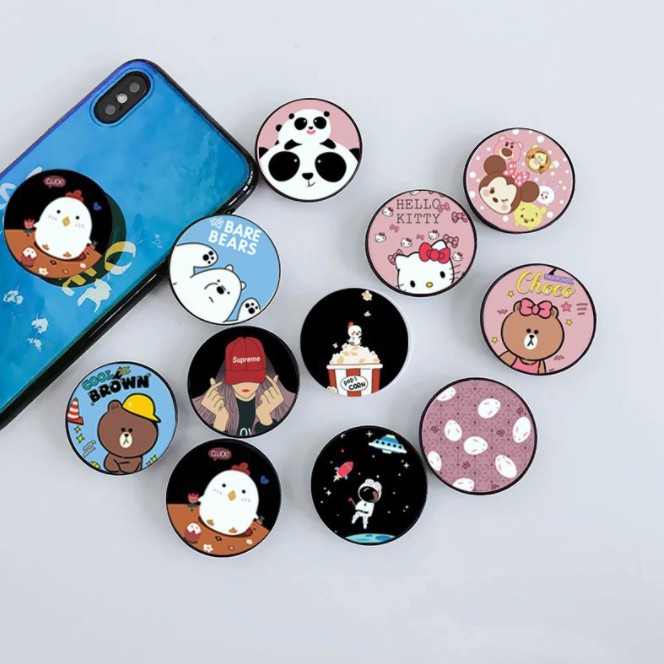 CUSTOM CASE OPPO VIVO SAMSUNG IPHONE XIAOMI INFINIX HUAWEI LENOVO NOKIA HONOR TERMURAH SE INDONESIA-POPSOCKET CUSTOM
