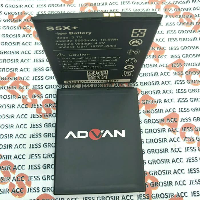 Baterai Battery Original Double Power ADVAN Vandroid S5x+ , S5x Plus