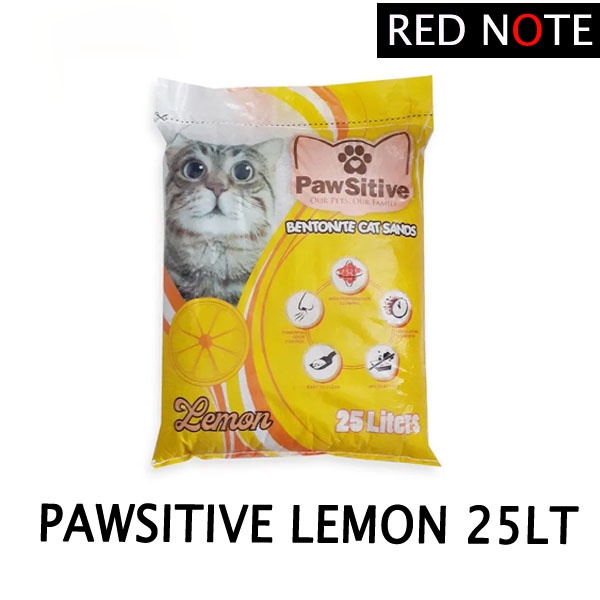 PASIR KUCING PAWSITIVE LEMON 25L (GRAB/GOSEND)