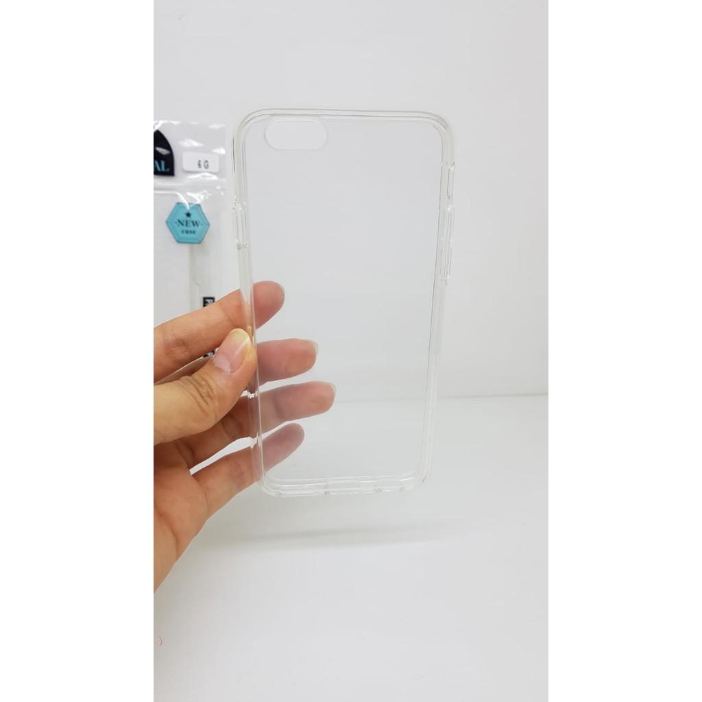 Crystal Case iPhone 6 4.7 Inch Ultra Clear List Karet iPhone 6G 6S Anti Scratch Semi Hardcase