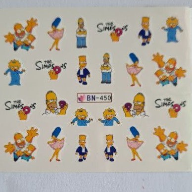 Stiker Kuku The Simpsons Water Decal Stikers