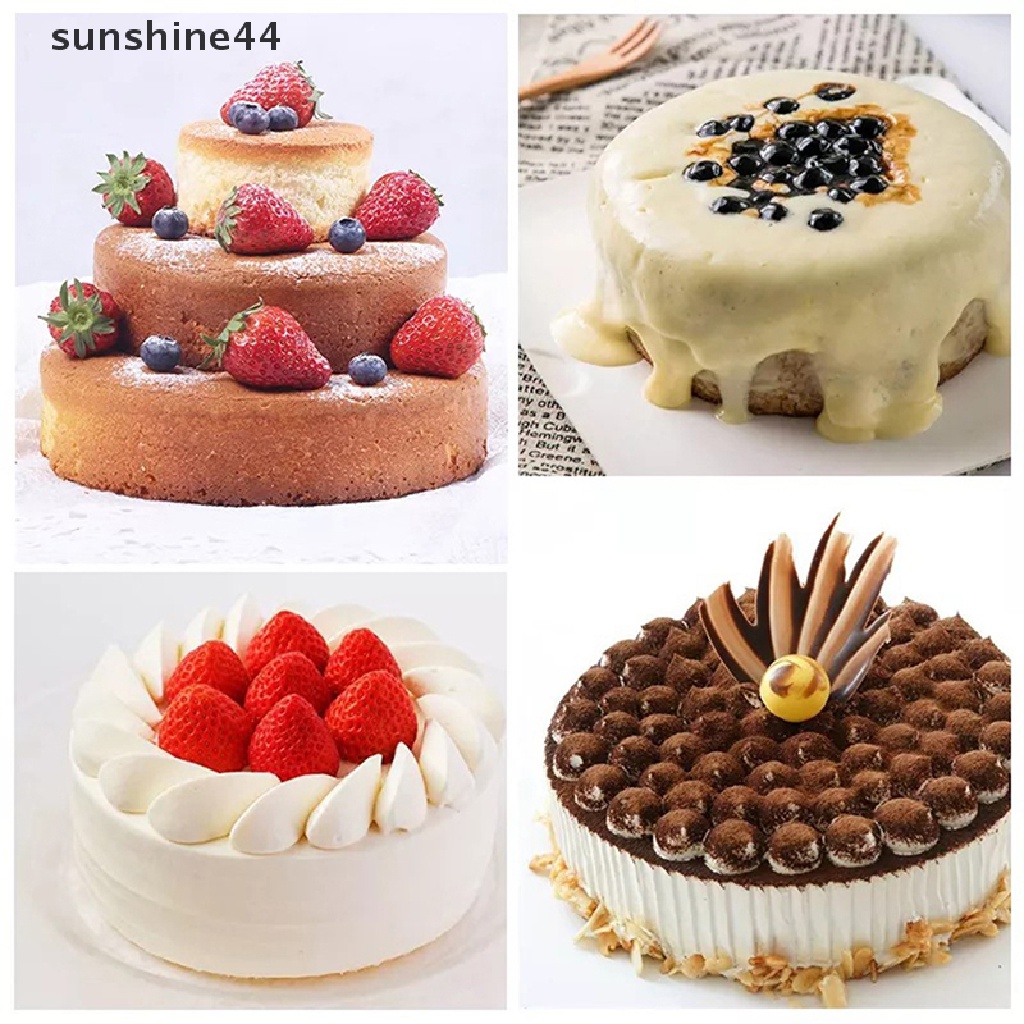 Sunshine 1Pc Cetakan Kue Bentuk Bulat Bahan Silikon