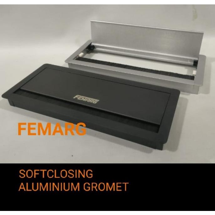 

Office & Stationery | Alat Tulis | Gromet Aluminium Soft Closing Femarg 12X30 | Lubang Kabel Kotak | Best Seller