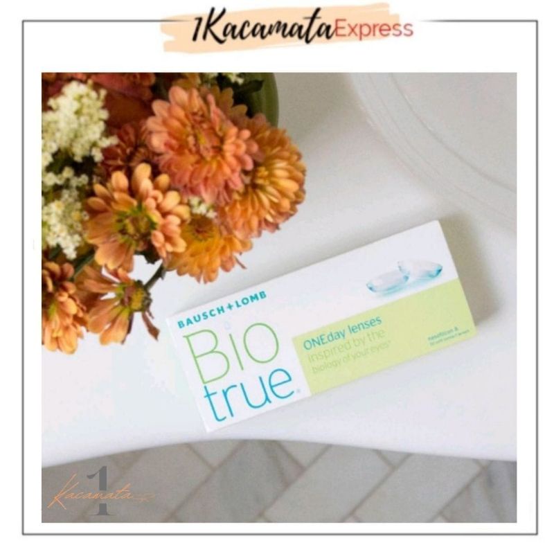 Bio True Softlens Bening 1 Day Harian Bausch and Lomb kadar air tinggi