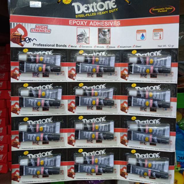 

Lem Dextone 5 minutes 1 renceng isi 12 pasang