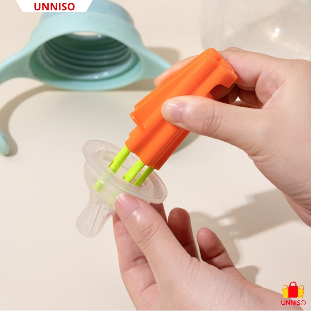 UNNISO - Sikat Pembersih Botol Minum Bayi Cangkir SPB5