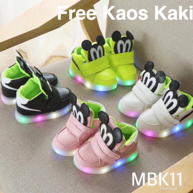 (HZ) (COD)Sepatu Led anak HZK11