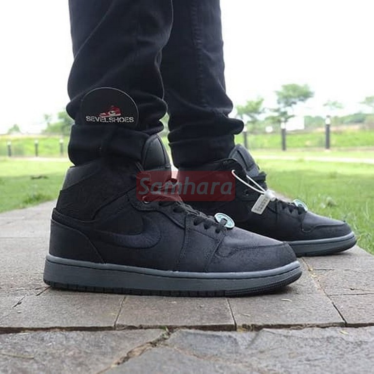 Samhara Shop Nike Air Jordan 1 Mid SE x Clot Fearless Black - SHR0026