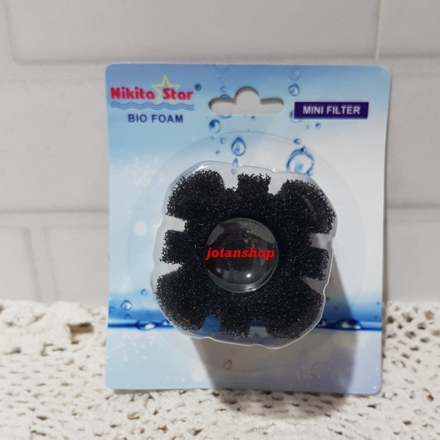 NIKITA STAR REFILL BUSA MINI FILTER BIOFOAM BIO FOAM AQUARIUM