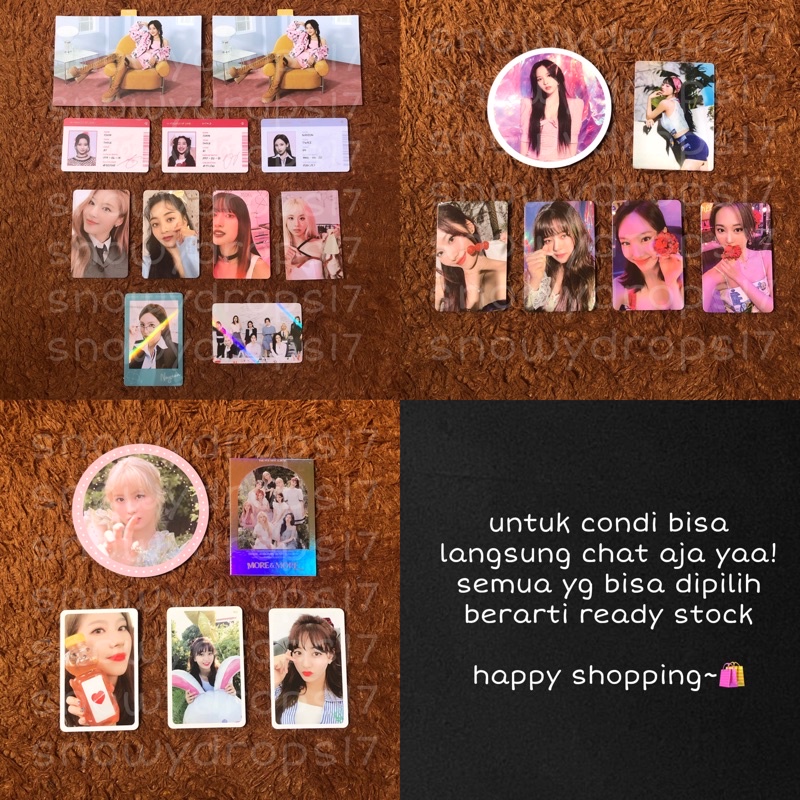 TWICE Formula of Love; Taste of Love; Benefit withdrama; Twicetagram; More&More