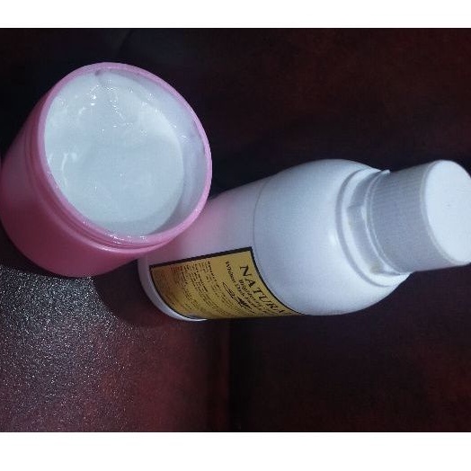 COD [PEMUTIH BADAN] 1 HB DOSTING EXTRA WHITENING 250ML + BLECHING PEMUTIH /HB TERLARIS CUCO MEONG
