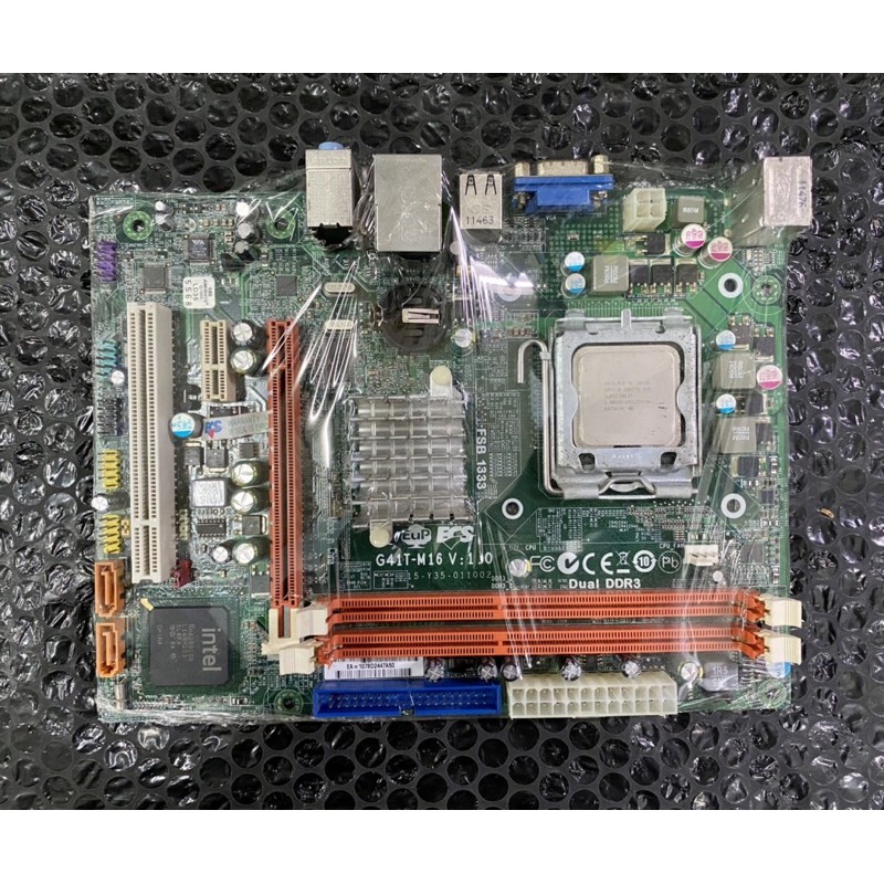 Motherboard Intel ECS G41T-M16 Socket 775 DDR3 Second