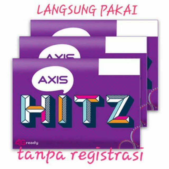 Kartu Perdana Axis Aktif Sudah Registrasi 4444 Siap OTP / Regis Email Super Acak Termurah