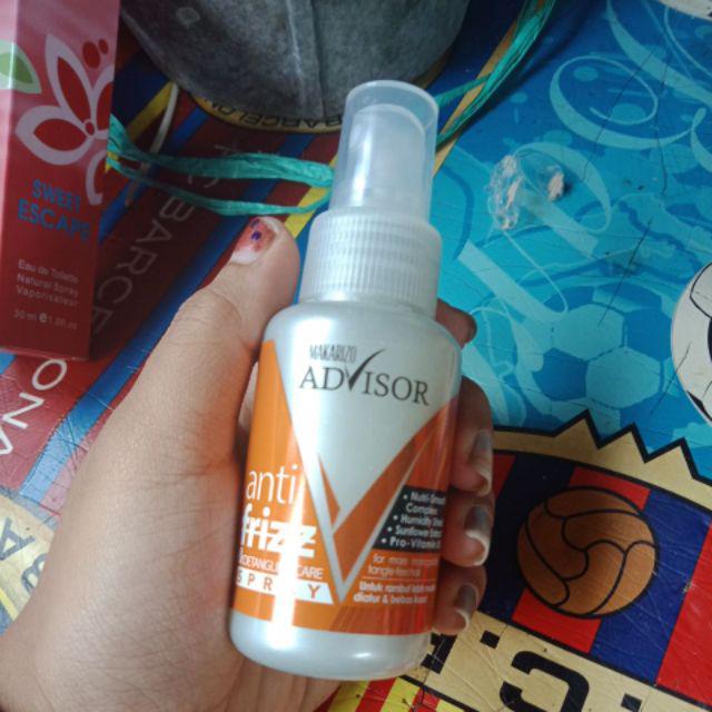 SERUM VITAMIN  RAMBUT  MAKARIZO  ANTI FRIZZ SPRAY  70 ML 