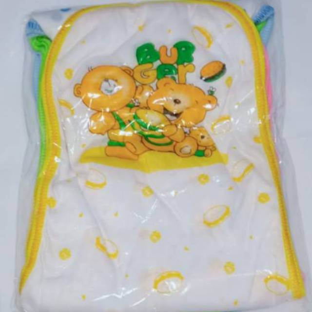 6 PIECES POPOK KAIN Bayi Bahan Polyester, Popok Putih Motif, Popok Ikat Tali, Harga Termurah