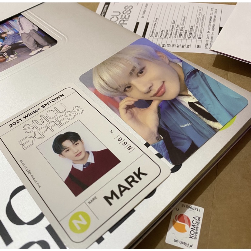 pc mark jungwoo smcu photocard photocards smtown passcard concert winter album