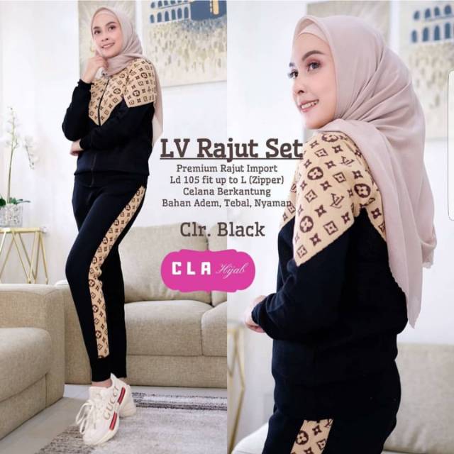 LV RAJUT SET BY CLA HIJAB