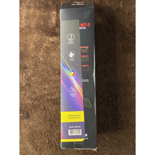 xiberia mini rgb mouse pad gaming arsenic series