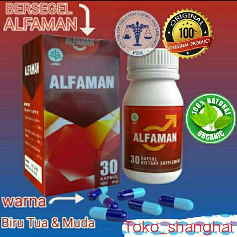 ALFAMAN ORIGINAL SUPLEMENT PRIA DEWASA HERBAL