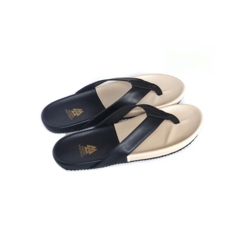 NEIL CEVANY |WOLF x HEROES| Sandal Jepit Pria Casual / Sandal Distro / Sandal Kulit / Sandal Murah