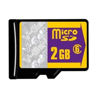 VGen 2Gb Micro Sd class 6 Memory Card Original Vgen Original 2 Gb