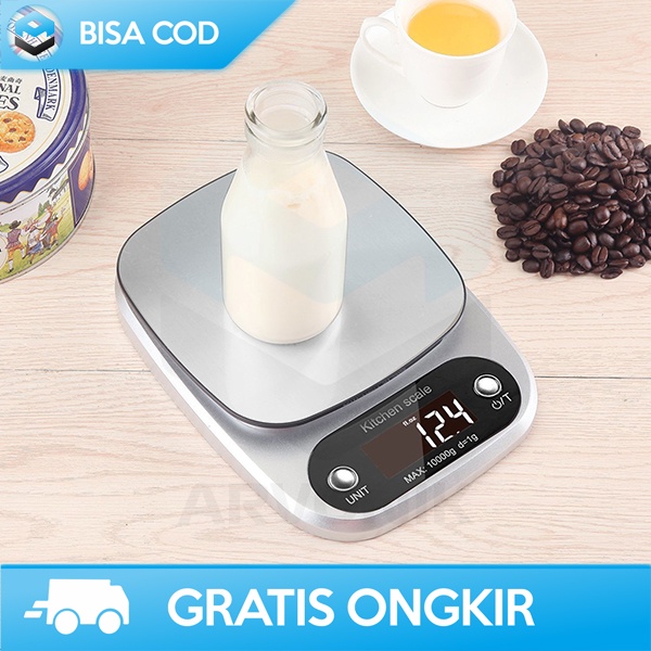 TIMBANGAN BUMBU DAPUR DIGITAL TAFFWARE Z2S MODERN SCALE 10Kg - 1g ORI